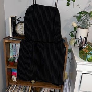 90s Pinstripes Tank and Pencil Skirt Set